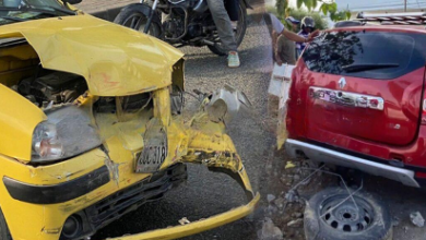 Photo of Choque entre camioneta y taxi en Montería