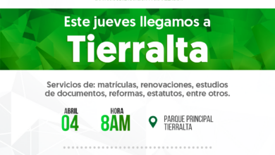 Photo of Cámara de Comercio estará en Tierralta este jueves