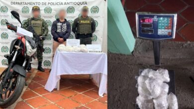 Photo of Policía capturan a presunto miembro del ELN con 10 kilos de base de coca