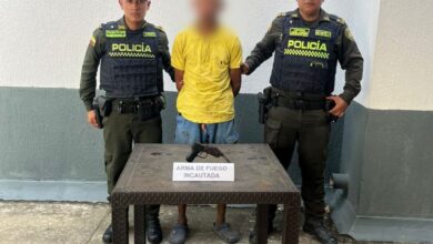 Photo of Capturan a hombre de 27 años por porte ilegal de armas de fuego