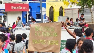 Photo of Colegios protestan frente a la Alcaldía de Ciénaga de Oro exigiendo seguridad