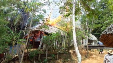 Photo of ¡Lamentable! Incendio devastador dejó sin hogar a una familia en Pueblo Nuevo
