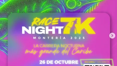Photo of Cierres viales programados en Montería por la carrera nocturna “Race Night Fenalco 2025”