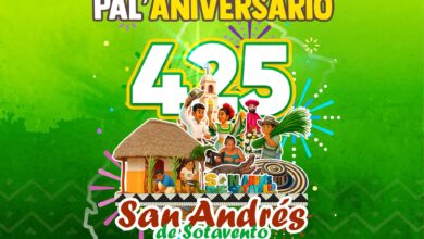 Photo of ¡Prepárate para celebrar los 425 años de San Andrés de Sotavento!